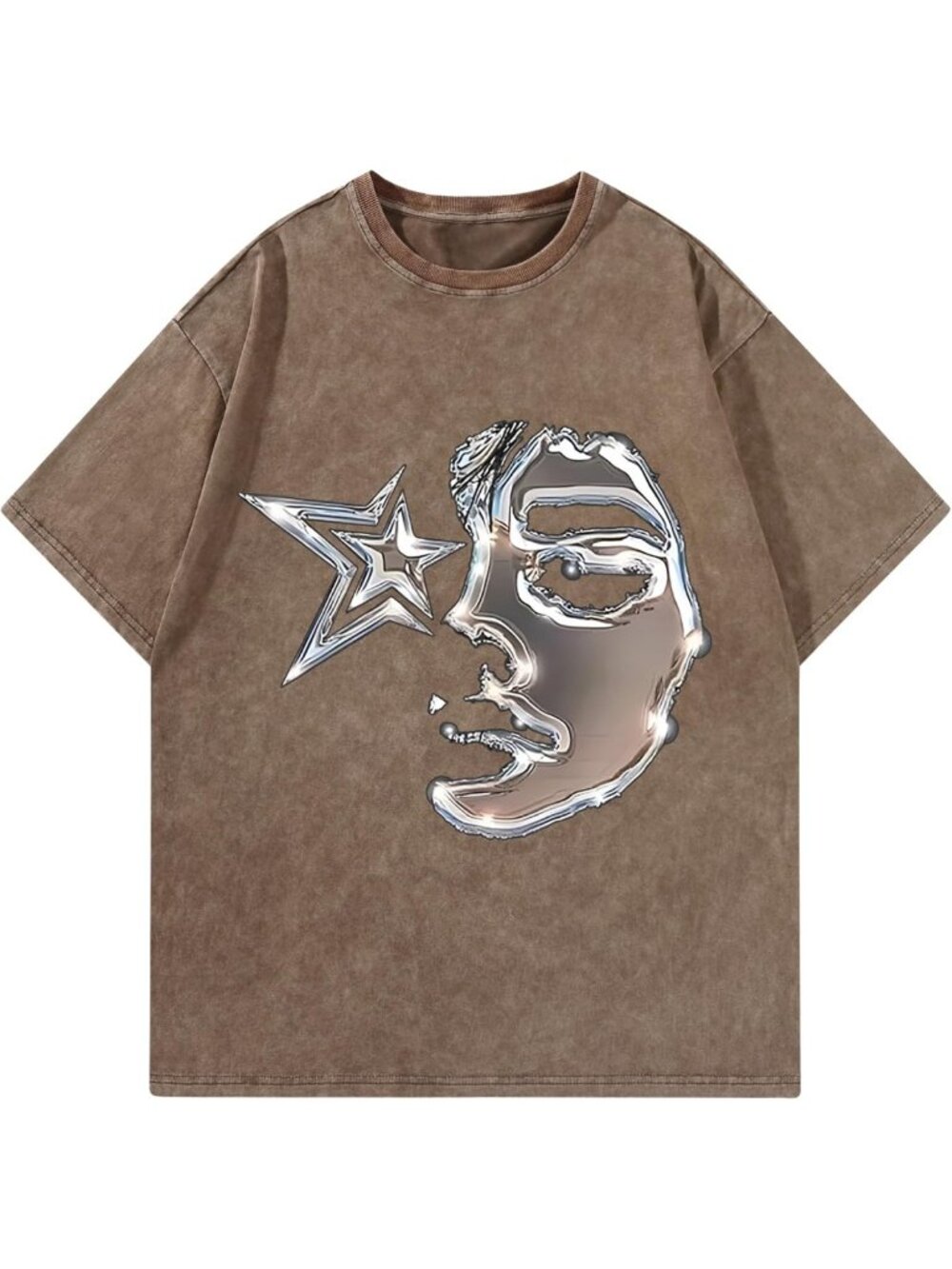 Unisex Oversized Vintage Y2K Graphic Tee - Soft Cotton Short Sleeve T-Shirt